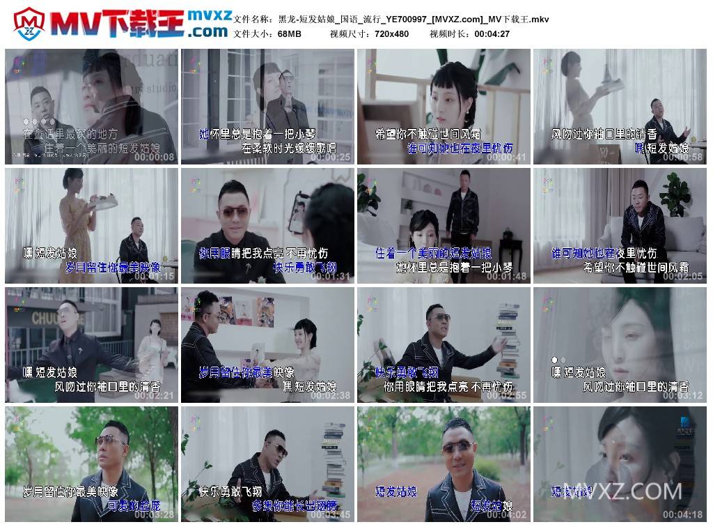 黑龙-短发姑娘_国语_流行_YE700997